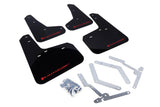 Rally Armor 12-19 Ford Focus ST / 16-19 RS Black Mud Flap w/Red Logo Rally Armor Mud Flaps  AXOPROS