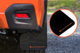 Rally Armor 13-17 Subaru Crosstrek XV Black Mud Flap w/Orange Logo Rally Armor Mud Flaps  AXOPROS