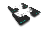 Rally Armor 13-17 Subaru Crosstrek XV Black UR Mud Flap w/Teal Altered Font Logo Rally Armor Mud Flaps  AXOPROS