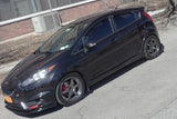 Rally Armor 13-19 Ford Fiesta ST Black UR Mud Flap w/Red Logo Rally Armor Mud Flaps  AXOPROS