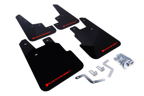 Rally Armor 14-18 Subaru Forester Black Mud Flap w/ Red Logo Rally Armor Mud Flaps  AXOPROS
