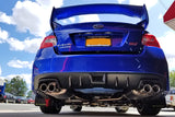 Rally Armor 15-21 Subaru WRX/STI Black UR Mud Flap w/Green Logo Rally Armor Mud Flaps  AXOPROS
