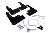 Rally Armor 15-21 Subaru WRX/STI Black UR Mud Flap w/Red Logo Rally Armor Mud Flaps  AXOPROS