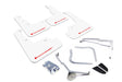 Rally Armor 15-21 Subaru WRX/STI White UR Mud Flap w/Red Logo Rally Armor Mud Flaps  AXOPROS
