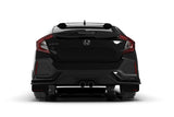 Rally Armor 17-19 Honda Civic Sport/Sport Touring Black UR Mud Flap w/Red Logo Rally Armor Mud Flaps  AXOPROS