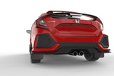 Rally Armor 17-19 Honda Civic Sport/Sport Touring Black UR Mud Flap w/Red Logo Rally Armor Mud Flaps  AXOPROS
