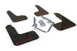 Rally Armor 17-19 Honda Civic Sport/Sport Touring Black UR Mud Flap w/Red Logo Rally Armor Mud Flaps  AXOPROS