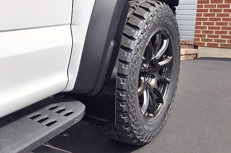 Rally Armor 17-20 Ford F-150 Raptor Gen 2 Black UR Mud Flap w/Dark Grey Logo Rally Armor Mud Flaps  AXOPROS