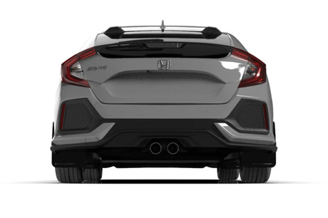 Rally Armor 17-21 Honda Civic Sport/Sport Touring Black UR Mud Flap w/Dark Grey Logo Rally Armor Mud Flaps  AXOPROS