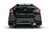Rally Armor 17-21 Honda Civic Sport/Sport Touring Black UR Mud Flap w/White Logo Rally Armor Mud Flaps  AXOPROS
