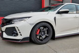 Rally Armor 17-22 Honda Civic Type R Red UR Mud Flap w/Black Logo Rally Armor Mud Flaps  AXOPROS