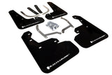 Rally Armor 17-23 Subaru Impreza 4D/5D Black UR Mud Flap w/White Logo Rally Armor Mud Flaps  AXOPROS