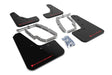 Rally Armor 17-23 Tesla Model 3 Black UR Mud Flap w/Red Logo Rally Armor Mud Flaps  AXOPROS