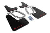 Rally Armor 17-23 Tesla Model 3 Black UR Mud Flap w/Red Logo Rally Armor Mud Flaps  AXOPROS