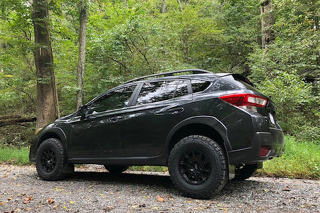 Rally Armor 18-23 Subaru Crosstrek Red UR Mud Flap w/White Logo Rally Armor Mud Flaps  AXOPROS