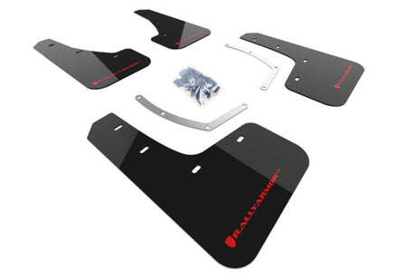 Rally Armor 18-24 Subaru Ascent Black UR Mud Flap w/Red Logo Rally Armor Mud Flaps  AXOPROS