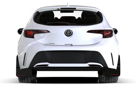 Rally Armor 18-24 Toyota Corolla Hatchback Black UR Mud Flap Grey Logo Rally Armor Mud Flaps  AXOPROS