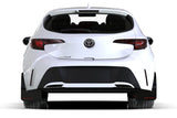 Rally Armor 18-24 Toyota Corolla Hatchback Red UR Mud Flap w/White Logo Rally Armor Mud Flaps  AXOPROS