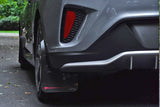 Rally Armor 19-21 Hyundai Veloster Turbo/2.0/R-Spec Red UR Mud Flap w/White Logo Rally Armor Mud Flaps  AXOPROS