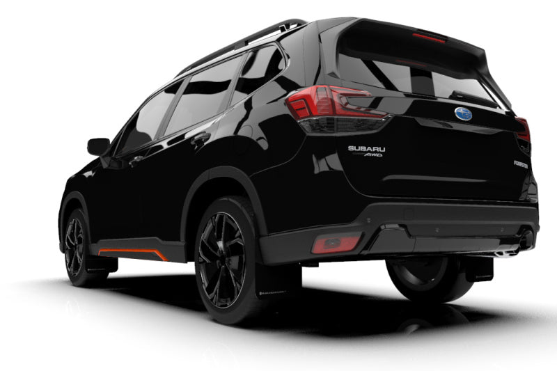 Rally Armor 19-21 Subaru Forester Black UR Mud Flap w/ Grey Logo Rally Armor Mud Flaps  AXOPROS