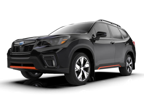 Rally Armor 19-21 Subaru Forester Black UR Mud Flap w/ Red Logo Rally Armor Mud Flaps  AXOPROS