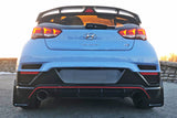 Rally Armor 19-22 Hyundai Veloster N Black UR Mud Flap w/ Red Logo Rally Armor Mud Flaps  AXOPROS