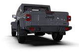 Rally Armor 19-24 Jeep JT Gladiator (Mojave/Rubicon) Black Mud Flap w/Grey Logo Rally Armor Mud Flaps  AXOPROS