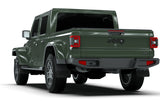 Rally Armor 19-24 Jeep JT Gladiator (Mojave/Rubicon) Black Mud Flap w/Grey Logo Rally Armor Mud Flaps  AXOPROS
