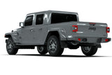 Rally Armor 19-24 Jeep JT Gladiator (Mojave/Rubicon) Black Mud Flap w/Grey Logo Rally Armor Mud Flaps  AXOPROS