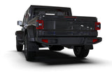 Rally Armor 19-24 Jeep JT Gladiator (Mojave/Rubicon) Black Mud Flap w/Metallic Black Logo Rally Armor Mud Flaps  AXOPROS