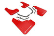 Rally Armor 19-24 Mazda3 Hatchback Red UR Mud Flap w/White Logo Rally Armor Mud Flaps  AXOPROS