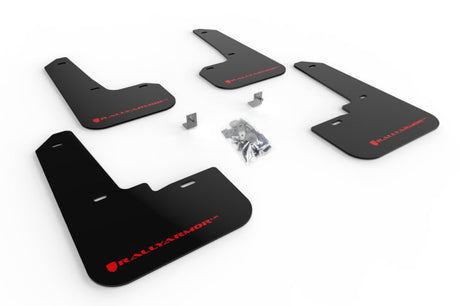 Rally Armor 20-25 Subaru Legacy Black UR Mud Flap w/Red Logo Rally Armor Mud Flaps  AXOPROS