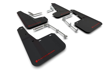 Rally Armor 20-25 Toyota GR Yaris Black Mud Flap w/Red Logo Rally Armor Mud Flaps  AXOPROS
