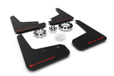 Rally Armor 20-25 Tesla Model Y Black UR Mud Flap w/Red Logo Rally Armor Mud Flaps  AXOPROS