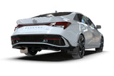 Rally Armor 2024-25 Hyundai Elantra N/N Line Black Mud Flap w/Red Logo Rally Armor Mud Flaps  AXOPROS