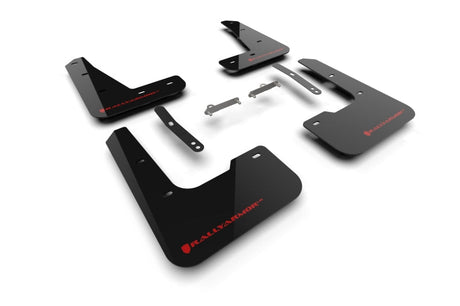 Rally Armor 2024-25 Hyundai Elantra N/N Line Black Mud Flap w/Red Logo Rally Armor Mud Flaps  AXOPROS