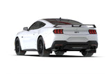 Rally Armor 2024+ Ford Mustang Black UR Mud Flap w/ Metallic Black Logo Rally Armor Mud Flaps  AXOPROS