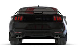 Rally Armor 2024+ Ford Mustang Black UR Mud Flap w/ Metallic Black Logo Rally Armor Mud Flaps  AXOPROS