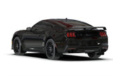 Rally Armor 2024+ Ford Mustang Black UR Mud Flap w/ Metallic Black Logo Rally Armor Mud Flaps  AXOPROS