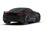Rally Armor 2024+ Ford Mustang Black UR Mud Flap w/ Metallic Black Logo Rally Armor Mud Flaps  AXOPROS