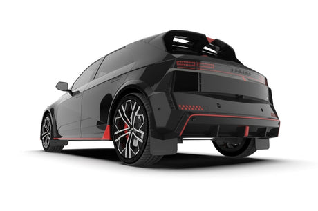 Rally Armor 2025 Hyundai Ioniq 5 N Black Mud Flap w/Metallic Black Logo Rally Armor Mud Flaps  AXOPROS
