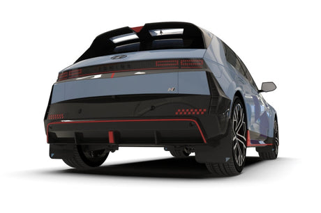 Rally Armor 2025 Hyundai Ioniq 5 N Black UR Mud Flap Light Blue Battery Logo Rally Armor Mud Flaps  AXOPROS
