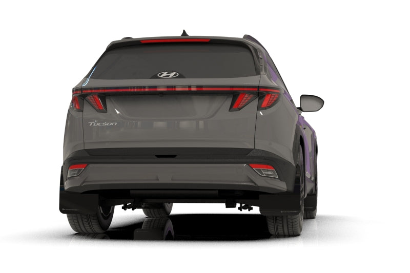 Rally Armor 2025+ Hyundai Tucson (Excl. ICE & XRT) Black UR Mud Flap w/ Dark Grey Logo Rally Armor Mud Flaps  AXOPROS