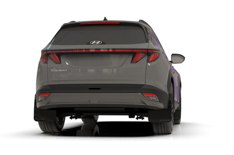 Rally Armor 2025+ Hyundai Tucson (Excl. ICE & XRT) Black UR Mud Flap w/ Dark Grey Logo Rally Armor Mud Flaps  AXOPROS