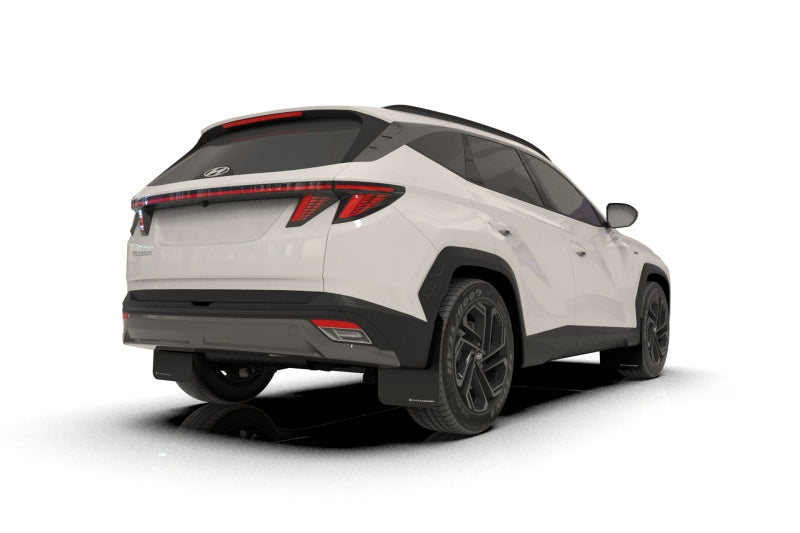 Rally Armor 2025+ Hyundai Tucson (Excl. ICE & XRT) Black UR Mud Flap w/ Dark Grey Logo Rally Armor Mud Flaps  AXOPROS