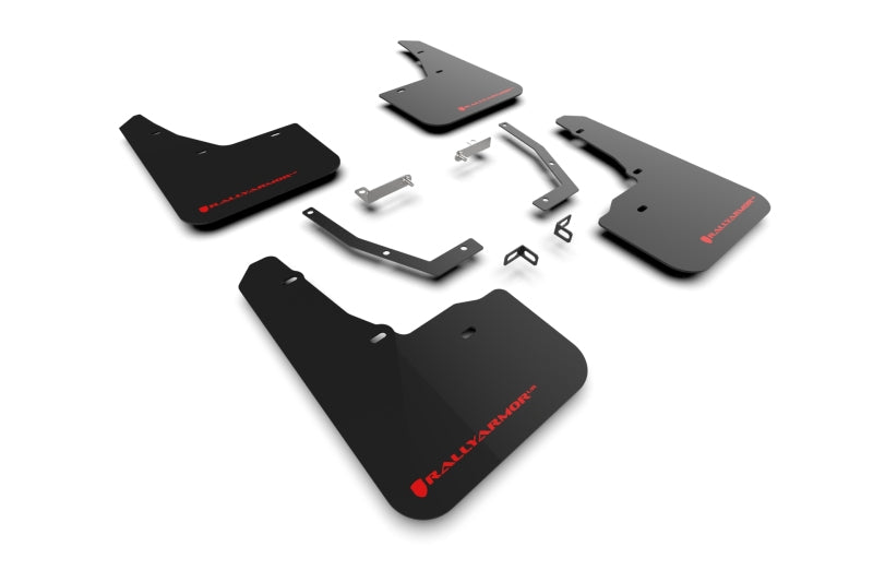 Rally Armor 2025 Subaru Forester Black UR Mud Flap w/Red Logo Rally Armor Mud Flaps  AXOPROS