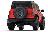 Rally Armor 21-24 Ford Bronco (Plstc Bmpr + RR - NO Rptr/Sprt) Blk Mud Flap w/Met. Blk Logo Rally Armor Mud Flaps  AXOPROS