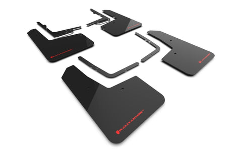 Rally Armor 21-24 Ford F-150 Raptor Gen 3 Black UR Mud Flap w/Red Logo Rally Armor Mud Flaps  AXOPROS