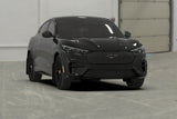 Rally Armor 21-25 Ford Mustang Mach-E/GT/Rally Black UR Mud Flap w/Metallic Black Logo Rally Armor Mud Flaps  AXOPROS