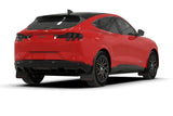 Rally Armor 21-25 Ford Mustang Mach-E/GT/Rally Black UR Mud Flap w/Metallic Black Logo Rally Armor Mud Flaps  AXOPROS